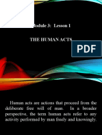 Module 3 Lesson 1 The Human Acts