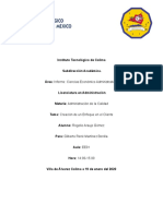 Informe (Ciencias Económico Administrativas)