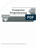 Computer Programming (Quarter 2-Module 1)
