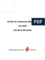 COVID-19 (Temporary Measures) Act 2020 Part 8A & 8B Guide