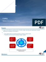 COPQ Metrics Governance Process