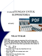 Perhitungan Suppositoria