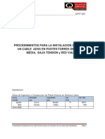 QPEXT-002 Procedimiento para La Instalacion Del Cable ADSS en Estructuras Aereas - Rev1