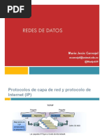 Redes de Datos: María Jesús Carvajal