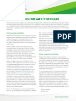 GUIDE TO CONDUCTING WORKPLACE SAFETY WALK-AROUNDS