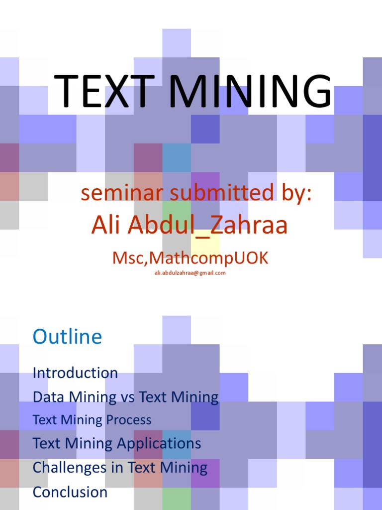Text Mining: Applications and Challenges | PDF | Information Science ...
