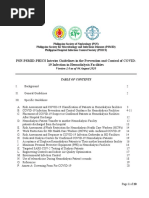 PSN Psmid Phics Interim Guidelines For The Prevention and Control of Covid 19 Infection in Hemodialysis