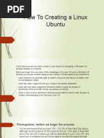 How To Creating A Linux Ubuntu