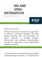 PDF Selecting and Organizing Information