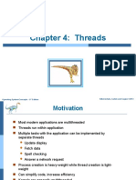 Chapter 4: Threads: Silberschatz, Galvin and Gagne ©2013 Operating System Concepts - 9 Edition