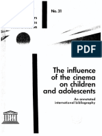 The Influence of The Cinema On Children and Adolescents