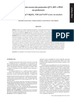 Comparação de protocolos de avaliação da qualidade de vida em professores disfônicos