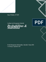 Probabilitas & Statsitika: Bayu Widodo, ST MT