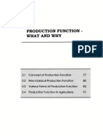 Production Function - What and Why