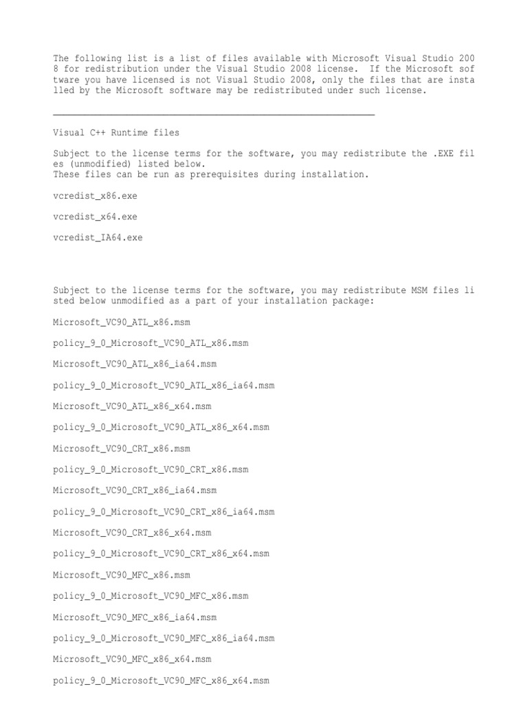 Vcredist X64 Exe 08