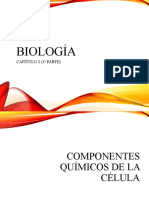 BIOLOGÍA - Cap. 2 Componentes Quimicos de La Celula
