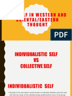 Self - Western & Oriental, Eastern Thought