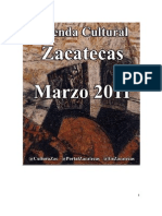 Agenda Cultural Zacatecas Marzo 2011