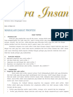 Makalah Zakat Profesi