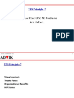 Use Visual Control So No Problems Are Hidden.: TPS Principle - 7