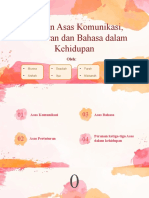 Peranan Asas Komunikasi, Pertuturan Dan Bahasa Dalam Kehidupan