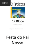 Dísticos 3º ano 1º bloco