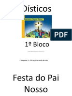 Dísticos 3º Ano 1º Bloco