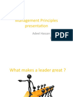 Management Principles Presentation
