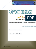 Rapport de Stage Renault Nissan