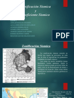 Zonificación Sísmica