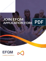EFQM Application Form 2019