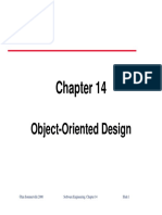 Object-Oriented Design: ©ian Sommerville 2000 Software Engineering. Chapter 14 Slide 1
