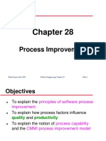 Process Improvement: ©ian Sommerville 2004 Software Engineering. Chapter 28 Slide 1