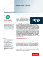 Oracle Digital Assistant Datasheet
