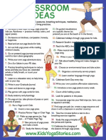 40 Classroom Yoga Ideas Poster