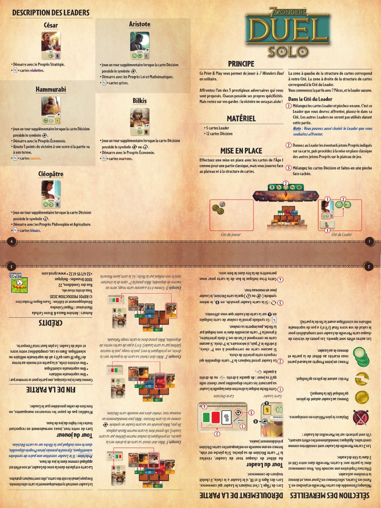 7 Wonders Duel Solo Rules Fr Pdf