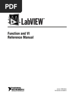 Labview Function and Vi Reference Manual