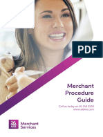 Merchant Procedure Guide: Call Us Today On 01 218 2100