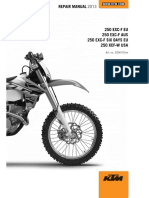 009 - 2013 KTM 250 XCF-W Repair Manual