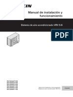 RXYSA-AV1 - Installation and Operation Manual - 4PES600329-1C - Spanish
