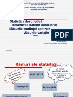 STATISTICA DESCRIPTIVA CANTITATIVA Partea 1-36826