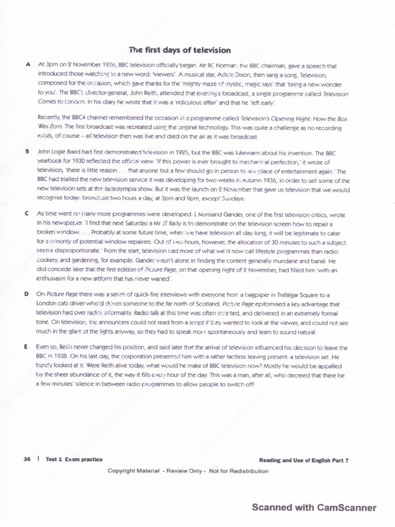 First Test 3 | PDF