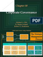 Corporate Governance Chapter 10 Michael A. Hitt R. Duane Ireland Robert E. Hoskisson