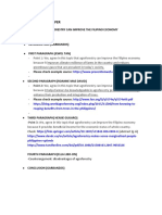 Position Paper Outline (Agroforestry)