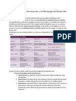 TEMA 1 Y TEMA 2. Introducción A La Psicología Del Desarrollo