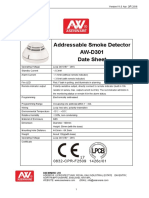 ASENWARE AW-D301 Addressable Smoke Detector Date Sheet