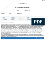 Plagiarism Scan Report: Plagiarism Unique Plagiarized Sentences Unique Sentences Content Checked For Plagiarism