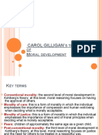 Carol Gilligan': S Theory OF Oral Development