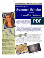 2011 Summer Scholars Flyer