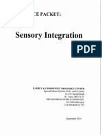 Sensory Integration: Resource Packet